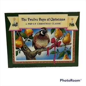 The Twelve Days of Christmas vintage pop-up book